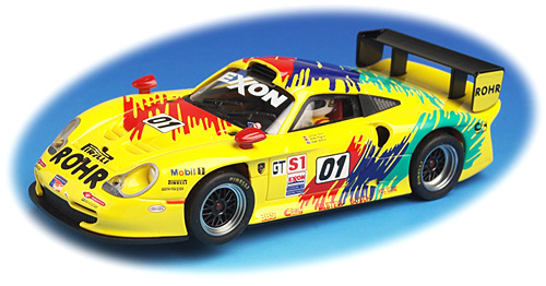 FLY Porsche GT 1 evo Rohr yellow